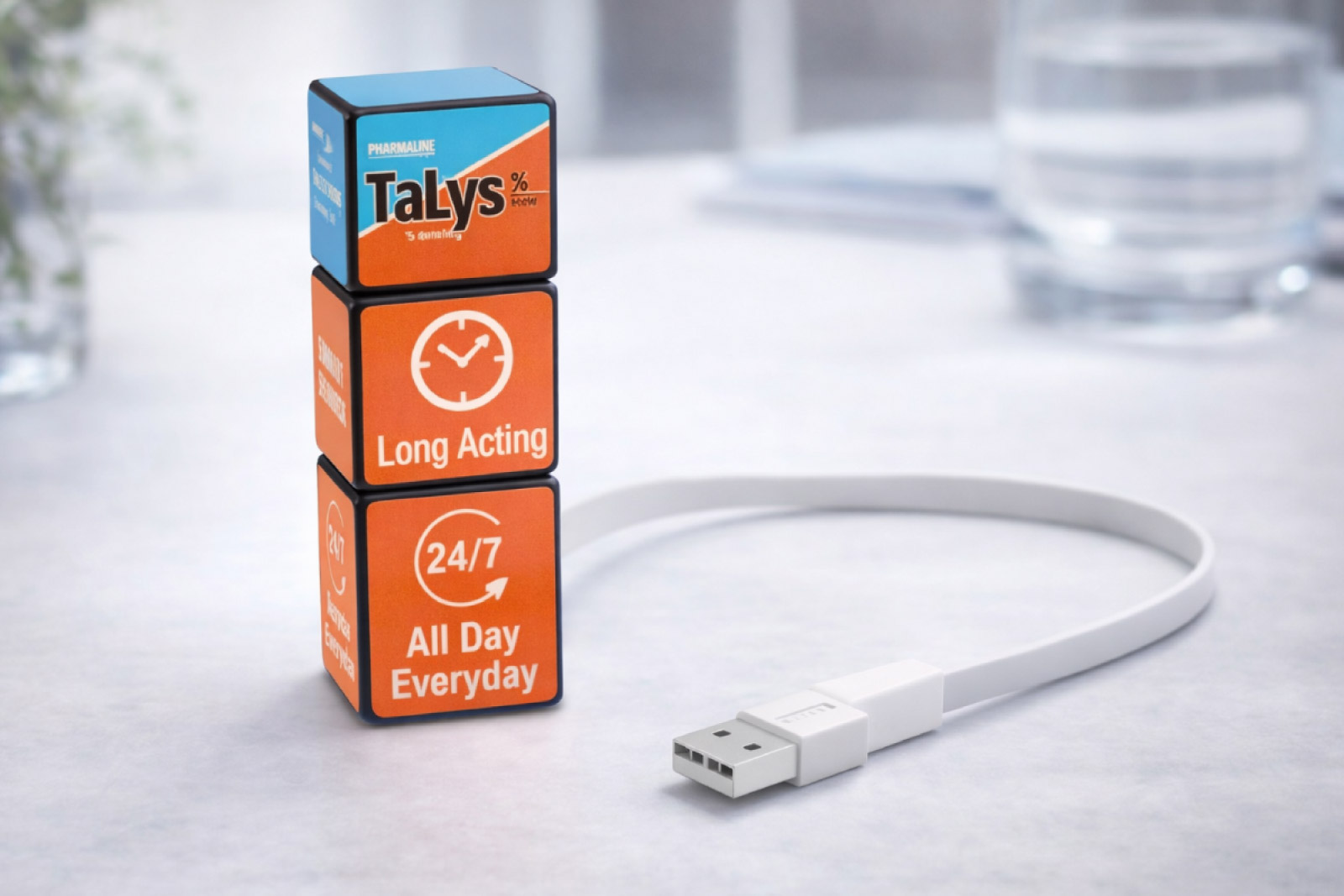 Talys puzzle cube communication tool